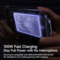 Thumbnail for Baseus MVP 3 Fast Charging Cable USB-C to USB-C 100W 1M for 15 / 16 / 17 Series - Black