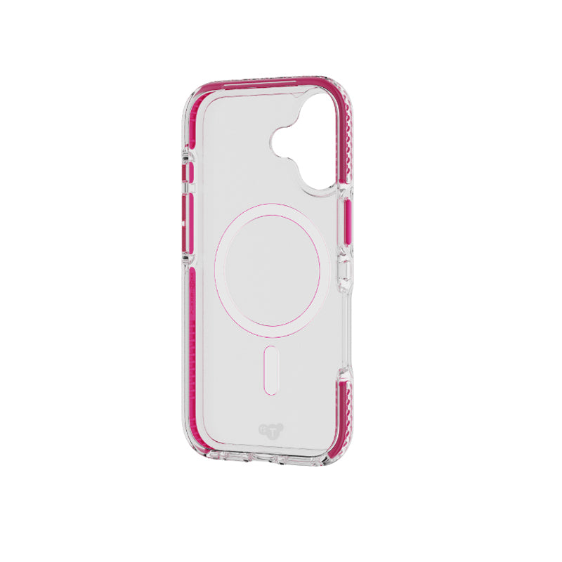 Tech21 EvoCrystal MagSafe Case for iPhone 17 - Clear/Pink