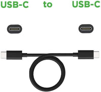 Thumbnail for Motorola USB-C to USB-C 3.3ft Data/Charging Cable for Moto X4/E13/E6/E32/G04/G7/G75/G84/G53/G54/G55/Plus/Edge 40/Edge 50/Edge 60/Razr 50
