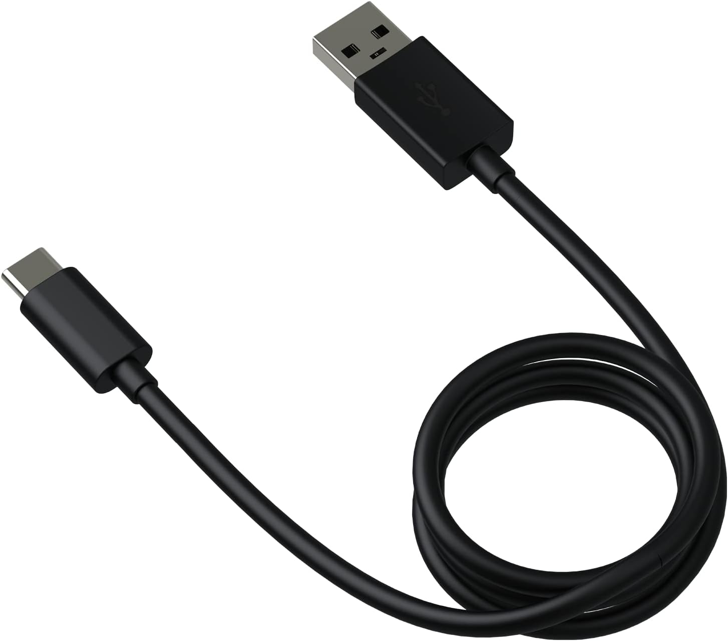 Motorola USB-A to USB-C (Type C) Data / Charging Cable  for Moto X4/E13/E6/E32/G04/G7/G75/G84/G53/G54/G55/Plus/Edge 40/Edge 50/Edge 60/Razr 50 - Black