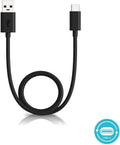 Motorola USB-A to USB-C (Type C) Data / Charging Cable  for Moto X4/E13/E6/E32/G04/G7/G75/G84/G53/G54/G55/Plus/Edge 40/Edge 50/Edge 60/Razr 50 - Black