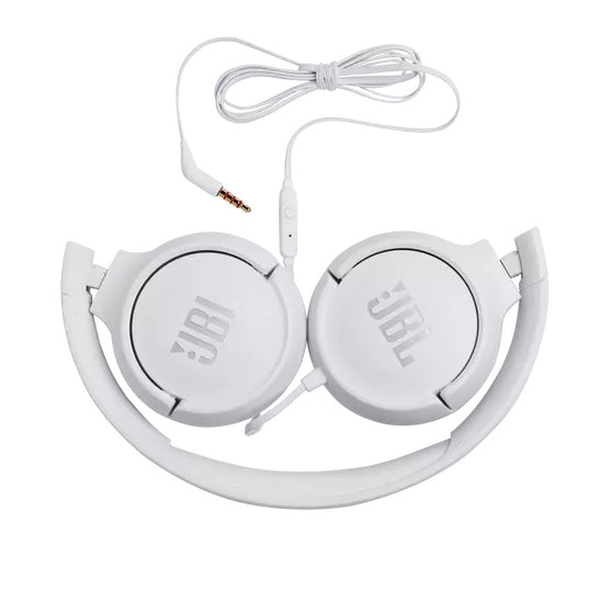 JBL Tune 500 Wired on-ear headphones - White