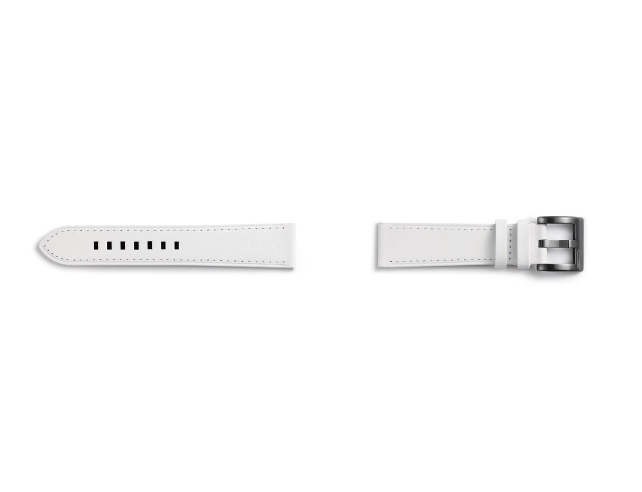 Samsung Classic Leather Strap White - Gear Sport