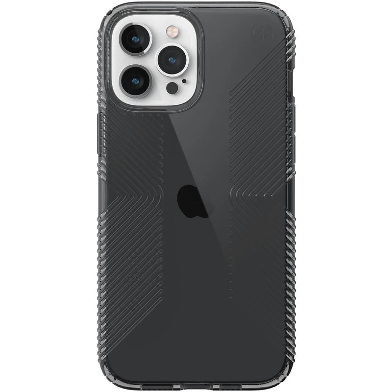 Speck Presidio Perfect Clear Grip Suits iPhone 12 Pro Max - Black Obsidian