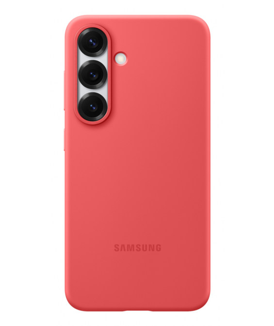 Samsung Silicone Back Case for Galaxy S25 - Red