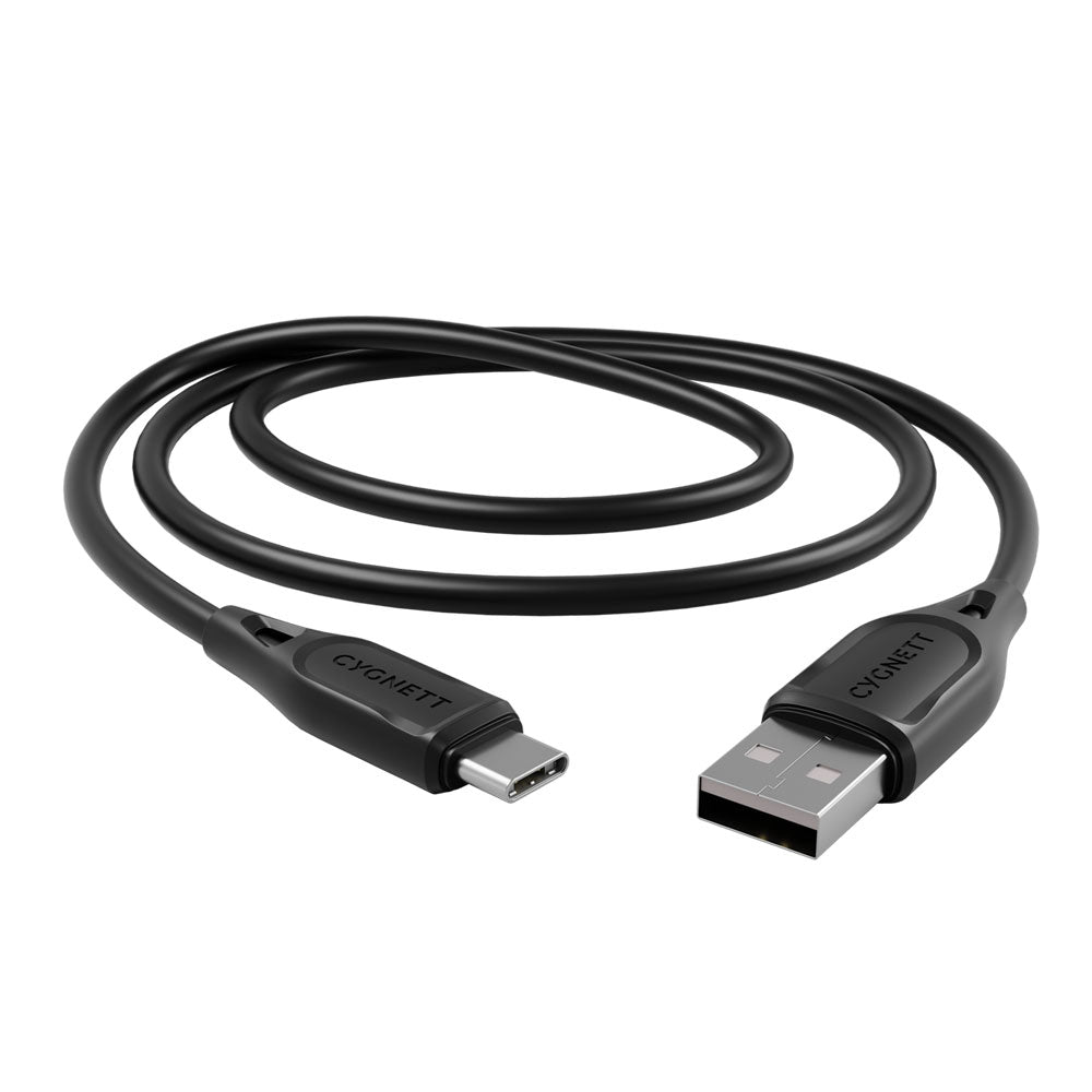 Cygnett Essentials Gen2 USB-A to USB-C Cable 2M - Black