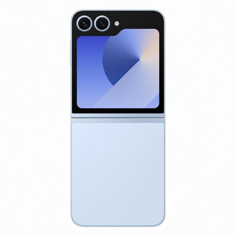 Samsung Silicone Case with Ring for Galaxy Z Flip6 - Blue