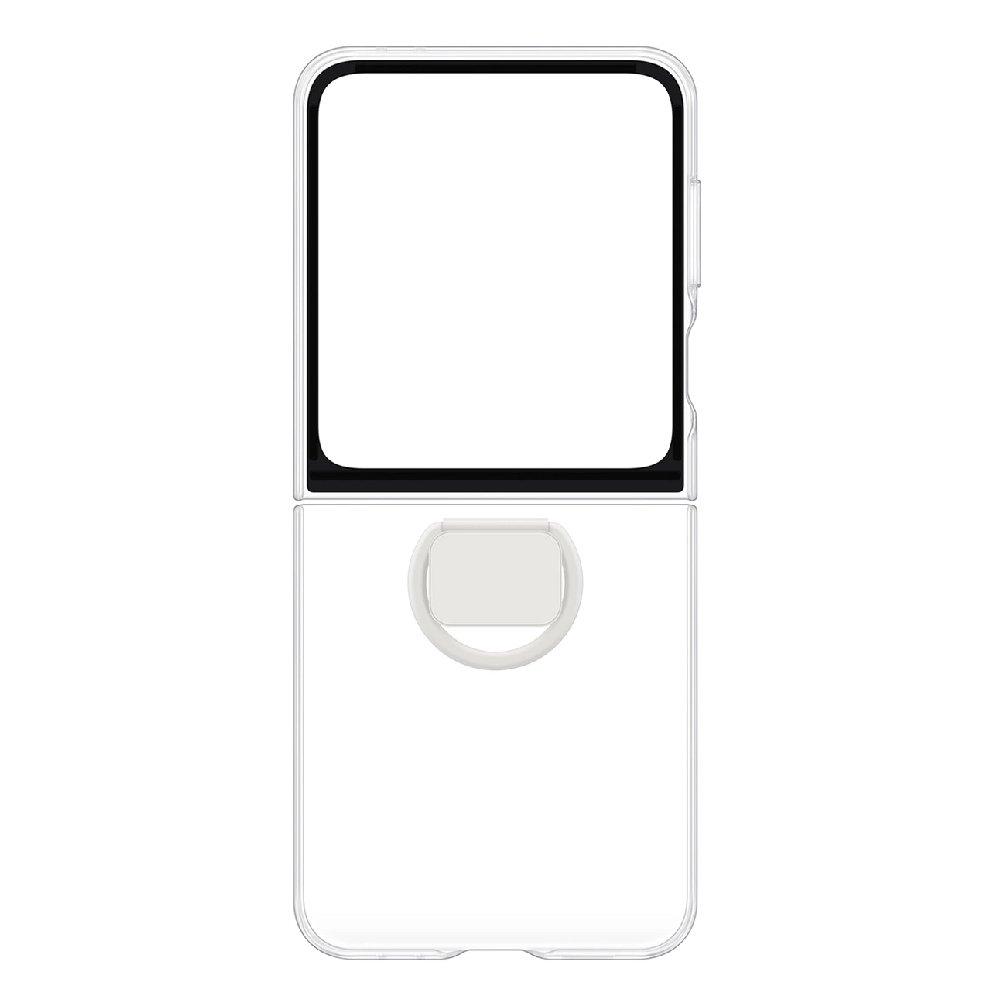 Samsung Phone Case with Ring for Galaxy Z Flip6 - Clear