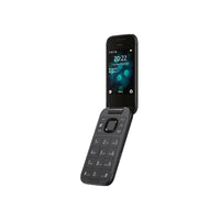 Thumbnail for OPEN BOX Nokia 2660 Dual SIM 4G FLIP BIG Button Phone Unlocked - Black