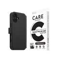 PanzerGlass CARE Tango Wallet Case for Apple iPhone 16 Plus  - Black