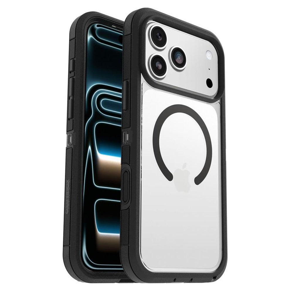 OtterBox Defender Pro XT MagSafe Case for iPhone 18 Pro Max/17 Pro Max - Clear/Black