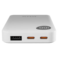 Thumbnail for EFM 5,000mAh Essential Power Bank with Digital Display - White
