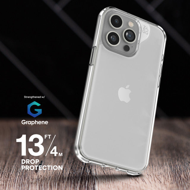 ZAGG Crystal Palace Case for Apple iPhone 15- Clear