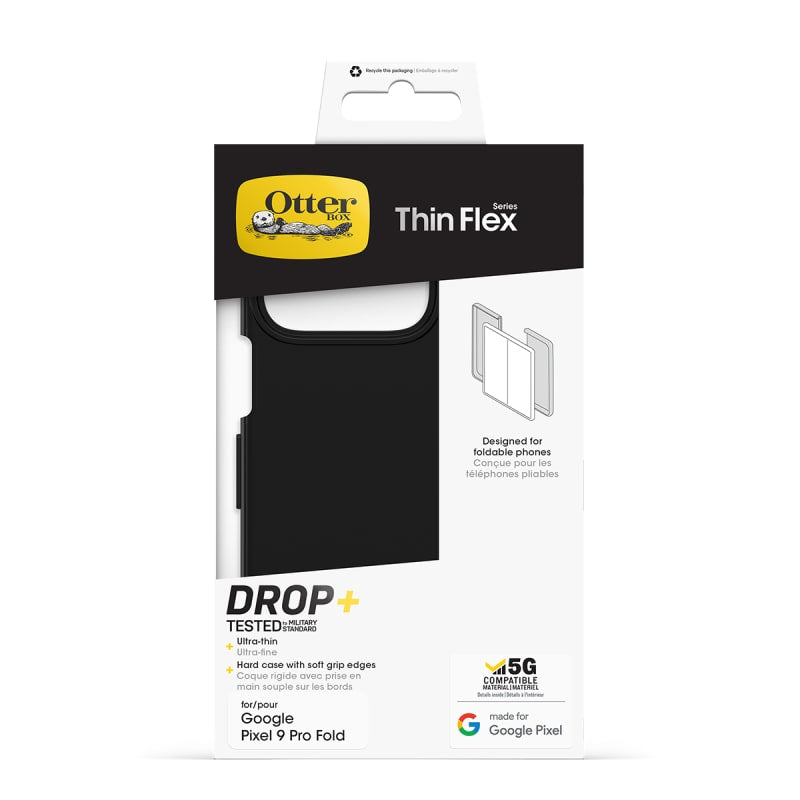 Otterbox Thin Flex Case for Google Pixel 9 Pro Fold - Black