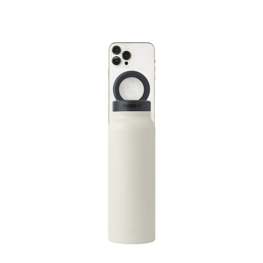 Ringo Water Bottle with Magnetic Phone Mount 710ml (24oz) - Ivory