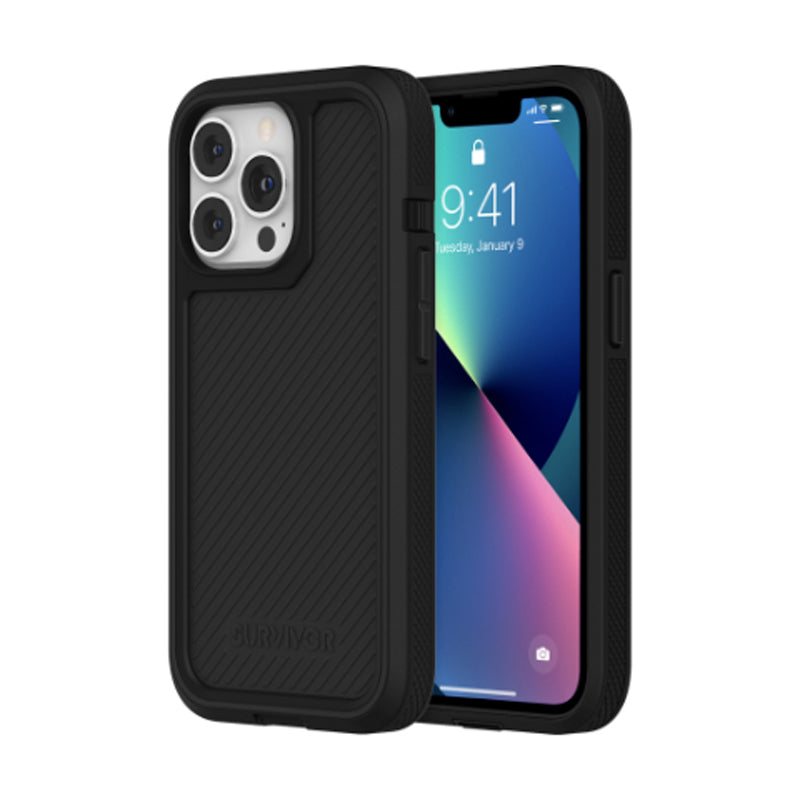 Survivor Earth Case for Apple iPhone 13 Pro- Black