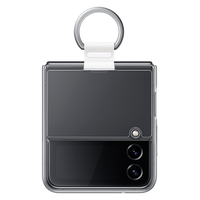 Thumbnail for Samsung Galaxy Z Flip4 Clear Cover with Ring - Transparent