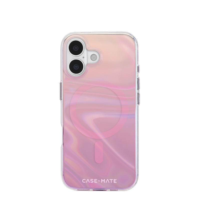 Case-Mate Peach Bubble MagSafe Case for Apple iPhone 17- Iridescent