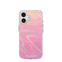 Thumbnail for Case-Mate Peach Bubble MagSafe Case for Apple iPhone 17- Iridescent