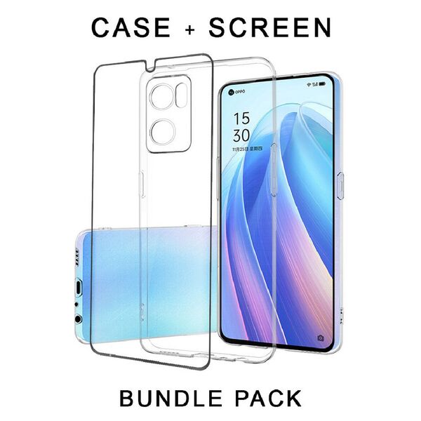 EFM Elements Bundle Pack - Case and Screen for Oppo X5 Lite - Clear