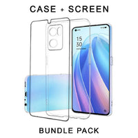 Thumbnail for EFM Elements Bundle Pack - Case and Screen for Oppo X5 Lite - Clear