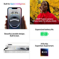 Thumbnail for Apple iPhone 16e  Smartphone 256GB - White