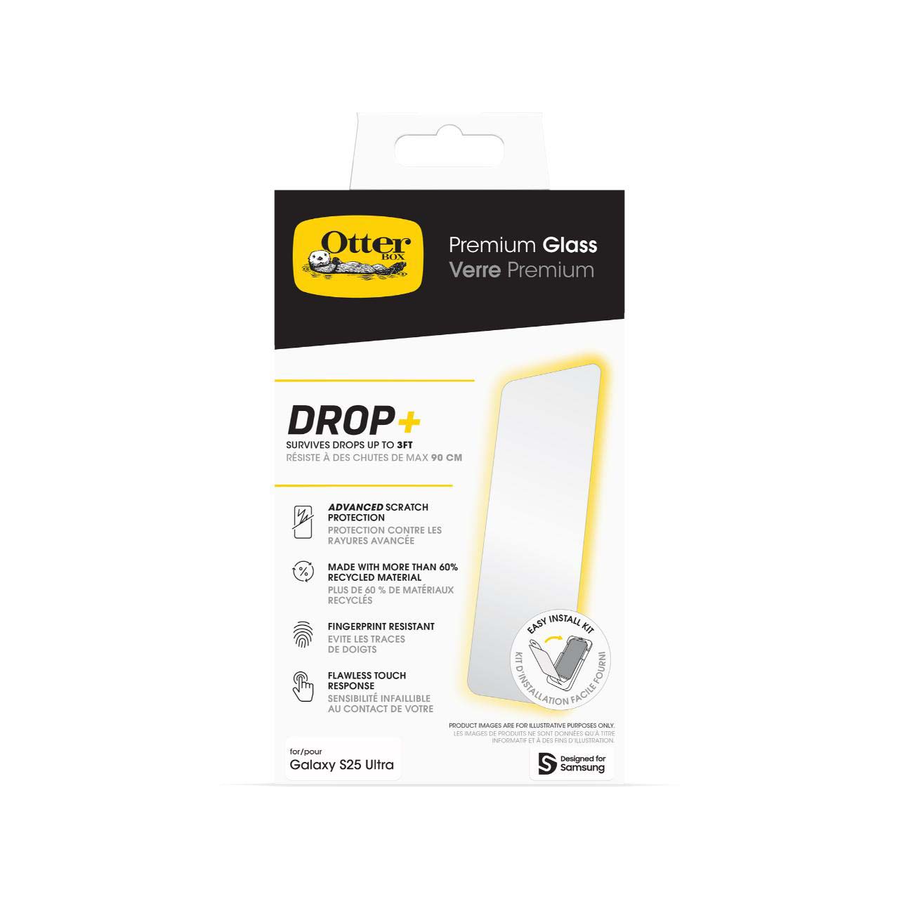 OtterBox Premium Glass - Samsung GS25 Ultra - Clear