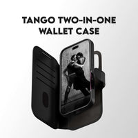 CARE by PanzerGlass Tango 2-in-1 MagSafe Wallet Case for iPhone 18 Pro, 17 Pro - Black