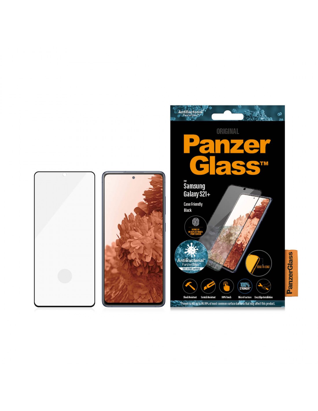 Panzer Glass Screen Protector For Samsung Galaxy S21 + (CASE FRIENDLY)