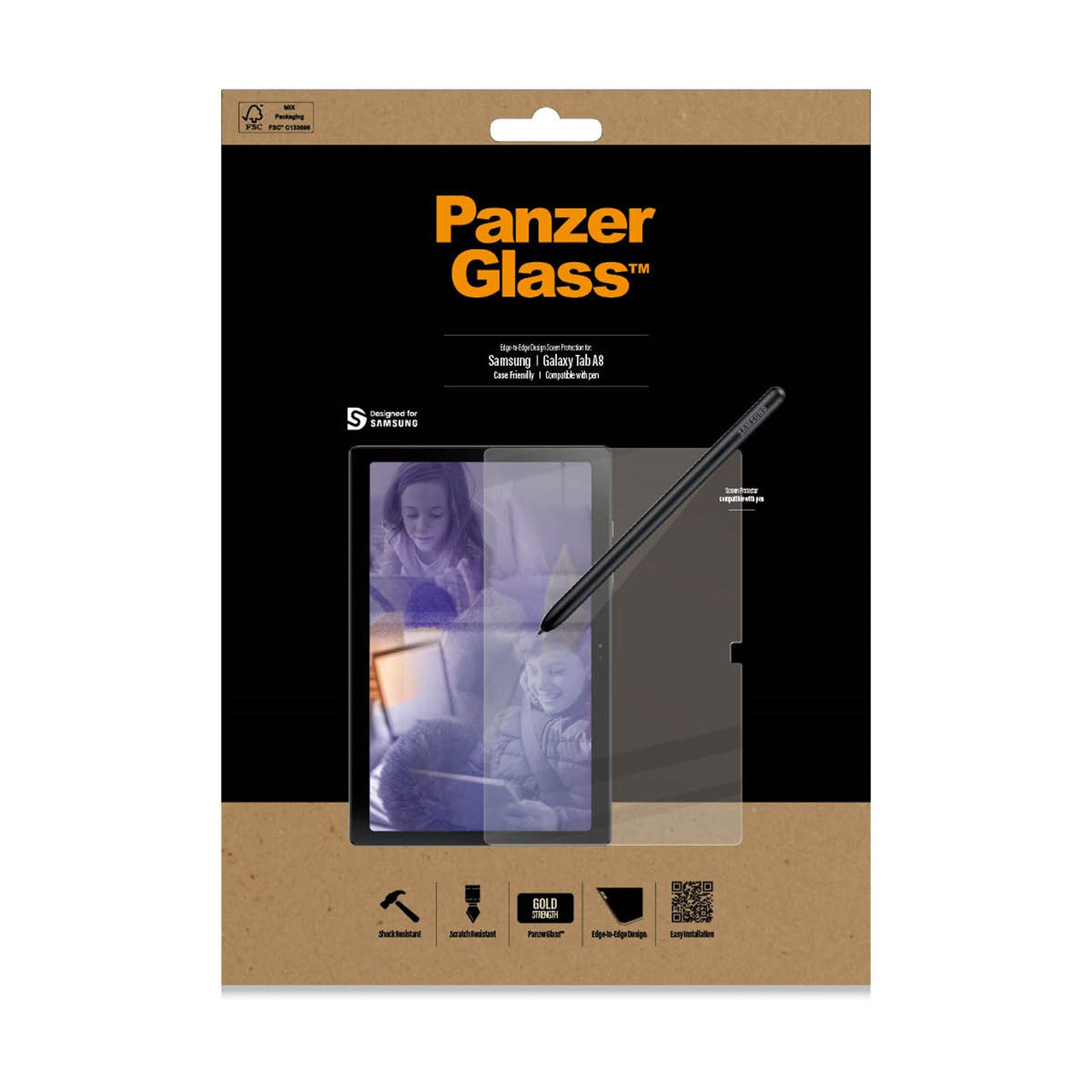 PanzerGlass Screen Protector for Samsung Galaxy Tab A8 (10.5") - Clear
