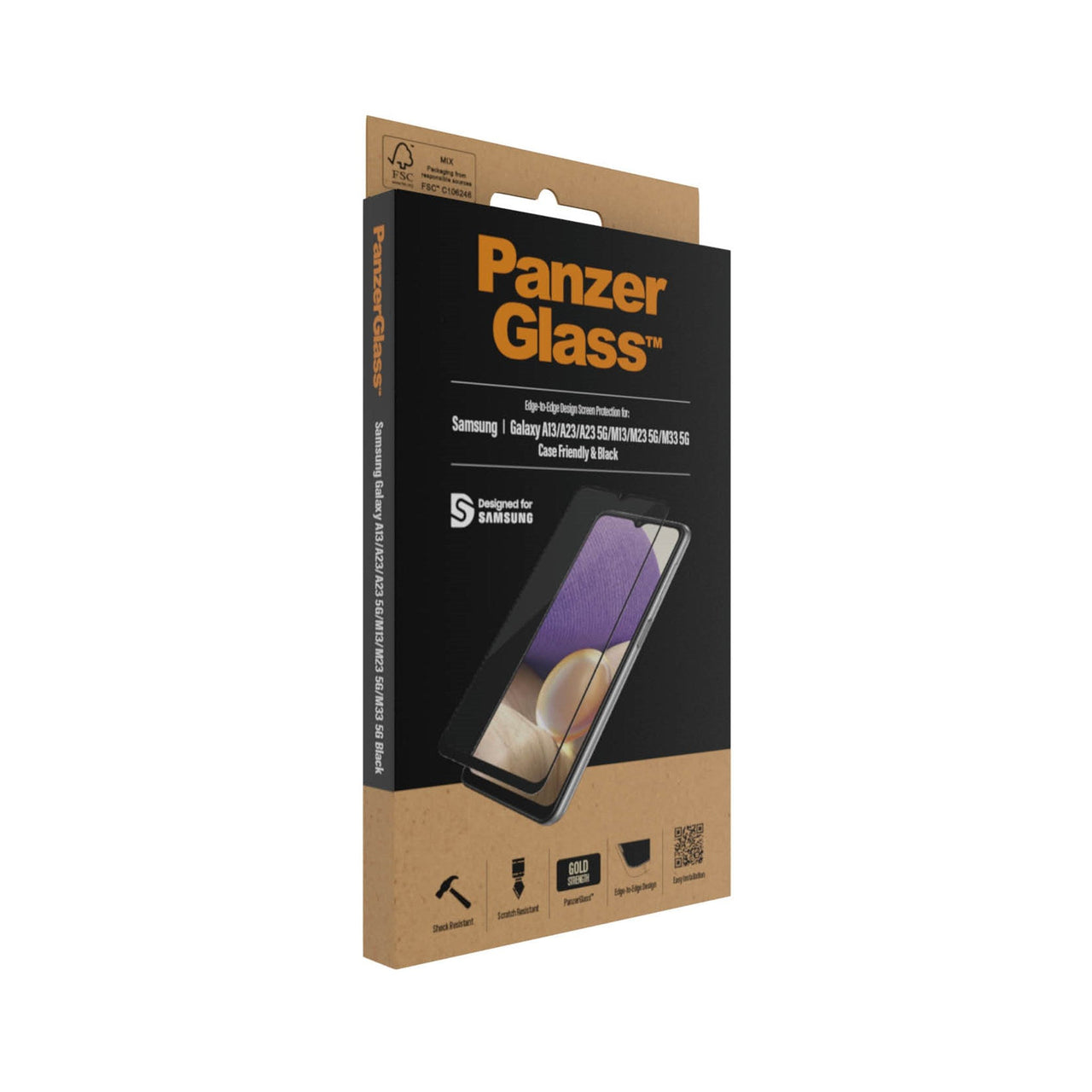 PanzerGlass Screen Protector for Samsung Galaxy A13/A23/A23 5G/M13/M23 5G/M33 5G