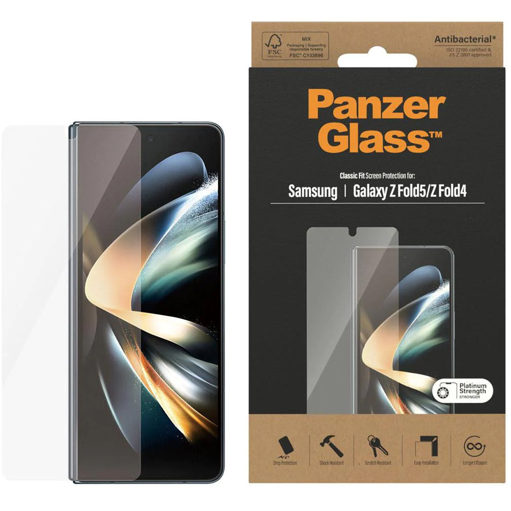 PanzerGlass Front Glass Screen Protector for Galaxy Z Fold5/4 [Ultra-Wide Fit]