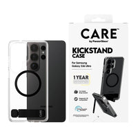 Thumbnail for PanzerGlass Care Kickstand & Qi  for Samsung Galaxy S26 Ultra - Clear/Black