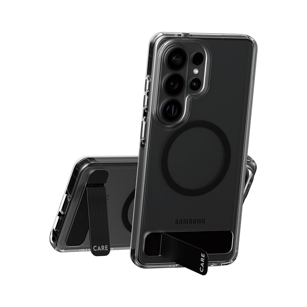 PanzerGlass Care Kickstand & Qi  for Samsung Galaxy S26 Ultra - Clear/Black