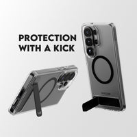 Thumbnail for PanzerGlass Care Kickstand & Qi  for Samsung Galaxy S26 Ultra - Clear/Black