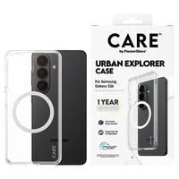 Thumbnail for PanzerGlass Care Urban Explorer Qi  for Samsung Galaxy S26 - Clear/White