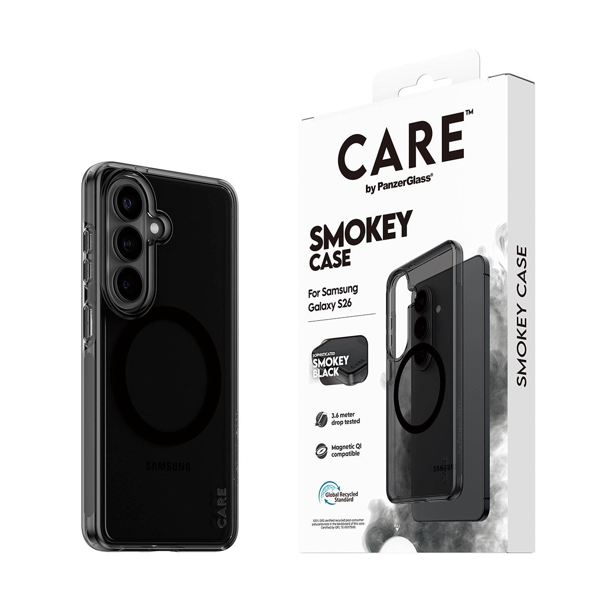 PanzerGlass Care Urban Explorer Qi Case for Samsung GS26 - Smokey