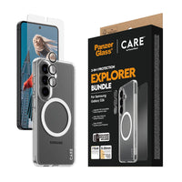 Thumbnail for PanzerGlass Care 3-in-1 Bundle for Samsung Galaxy S26 - Clear