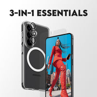 Thumbnail for PanzerGlass Care 3-in-1 Bundle for Samsung Galaxy S26 - Clear
