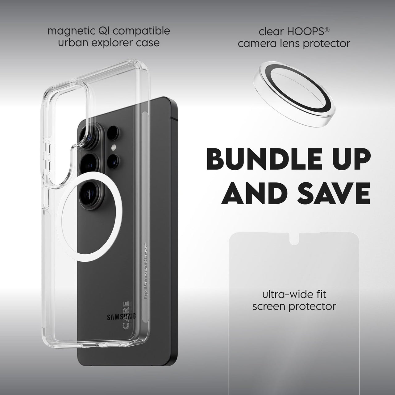 PanzerGlass Care 3-in-1 Bundle for Samsung Galaxy S26 Ultra - Clear