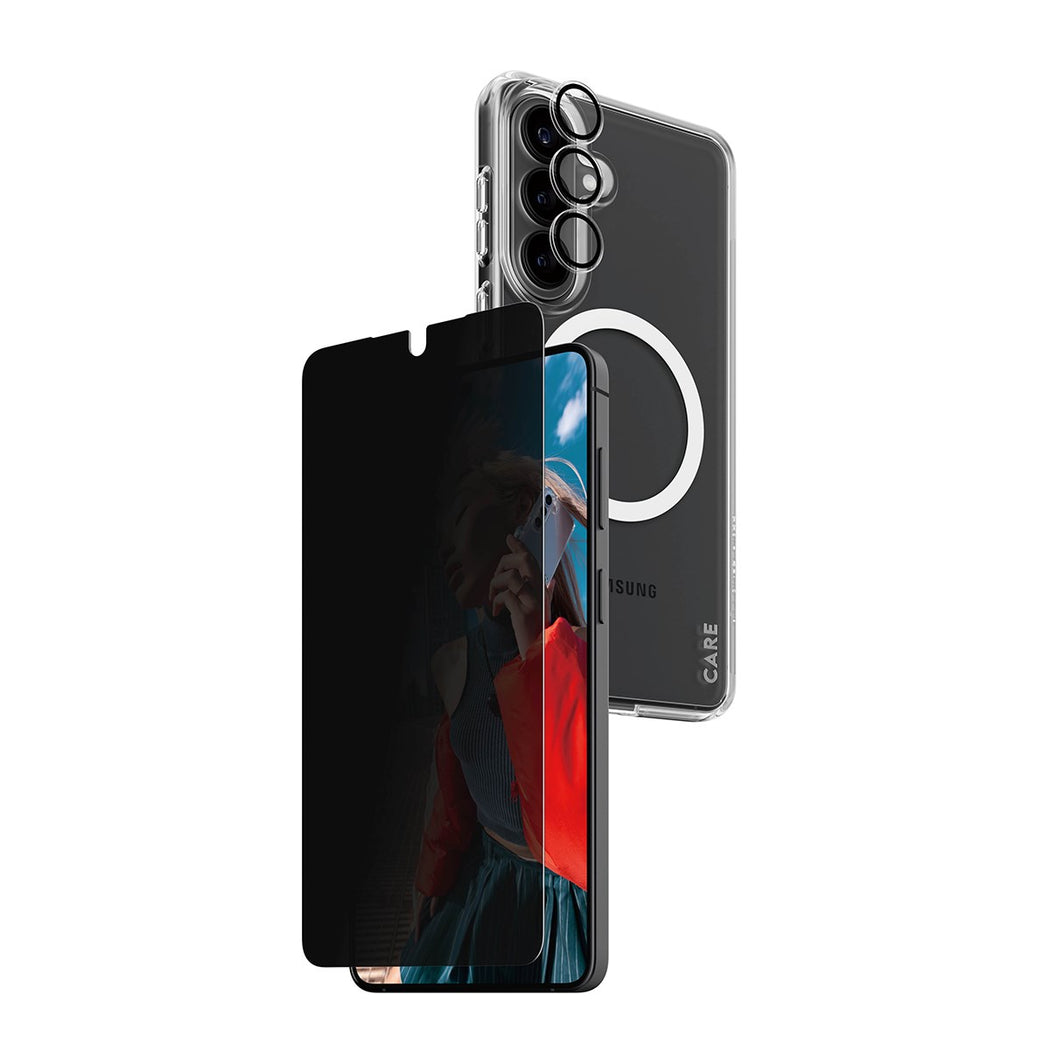 PanzerGlass Care 3-in-1 Privacy Bundle for Samsung Galaxy S26+ - Clear