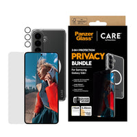 Thumbnail for PanzerGlass Care 3-in-1 Privacy Bundle for Samsung Galaxy S26+ - Clear