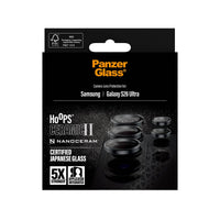 Thumbnail for PanzerGlass Hoops Ceramic Lens Protector for Samsung Galaxy S26 Ultra - Black