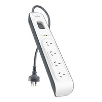 Thumbnail for Belkin SurgeMaster 4Outlet Surge Protection Strip with 2M Power Cord