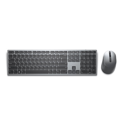 Dell Premier Multi-Device Wireless Keyboard and Mouse - Grey