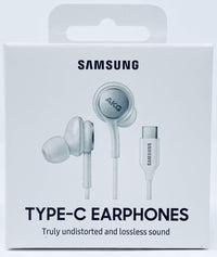 Thumbnail for Samsung Corded AKG USB-C Earphones -  WHITE | for Samsung USB-C phones| S23 |Ultra | FOLD | FLIP