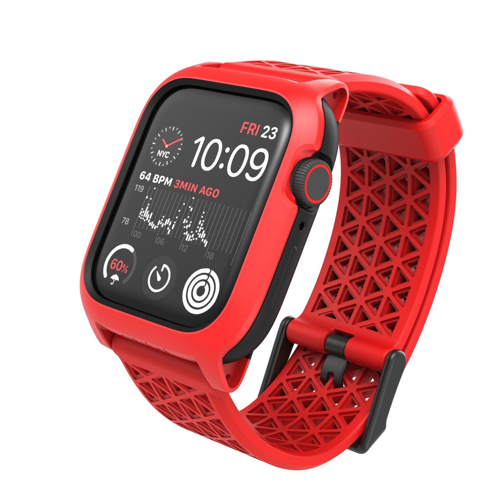 Catalyst Impact Protection Case for 44 mm Apple Watch Series SE 2022 V2 - Red