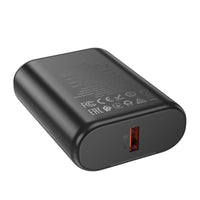 Thumbnail for Hoco Q3 Pro Mini Size QC Charge LED PD 22.5W+20W Power Bank 10000mAh - Black