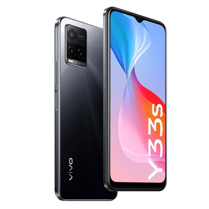 Vivo Y33S Unlocked Smartphone 8/128GB - Mirror Black