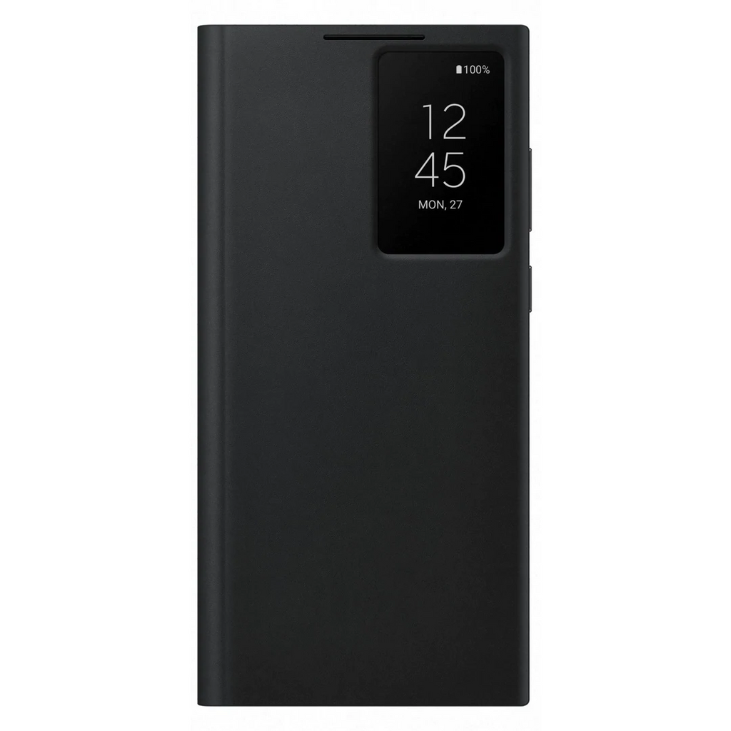 Samsung Clear View Cover for Galaxy S22 Ultra - Black